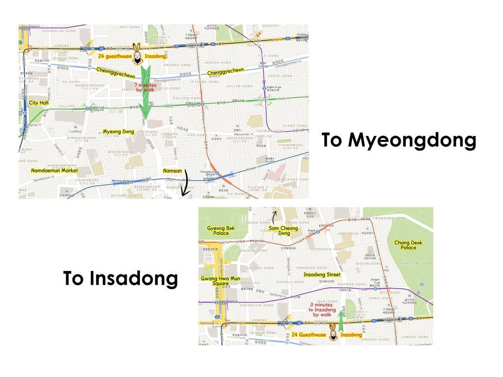 24 Guesthouse Insadong Seoul Exterior foto